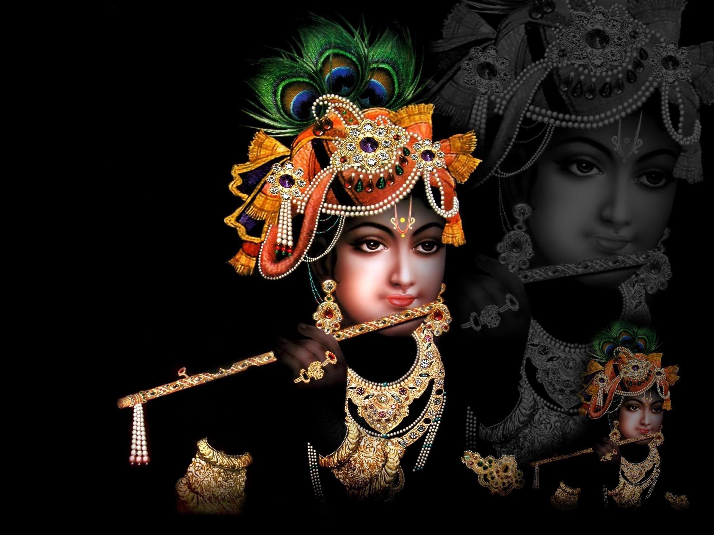 2400x1800 Shri Krishna Wallpaper