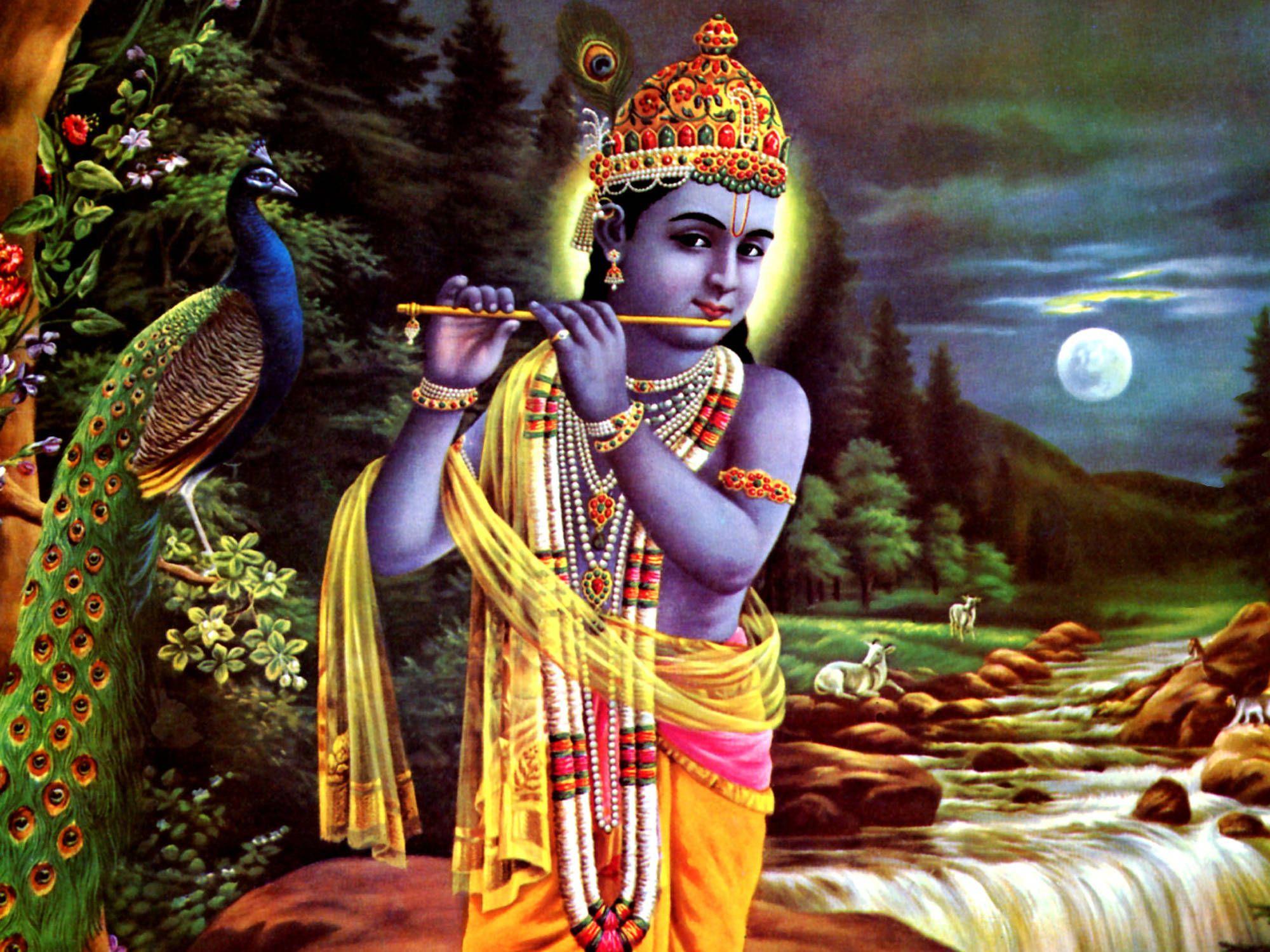 2000x1500 lord krishna wallpaper