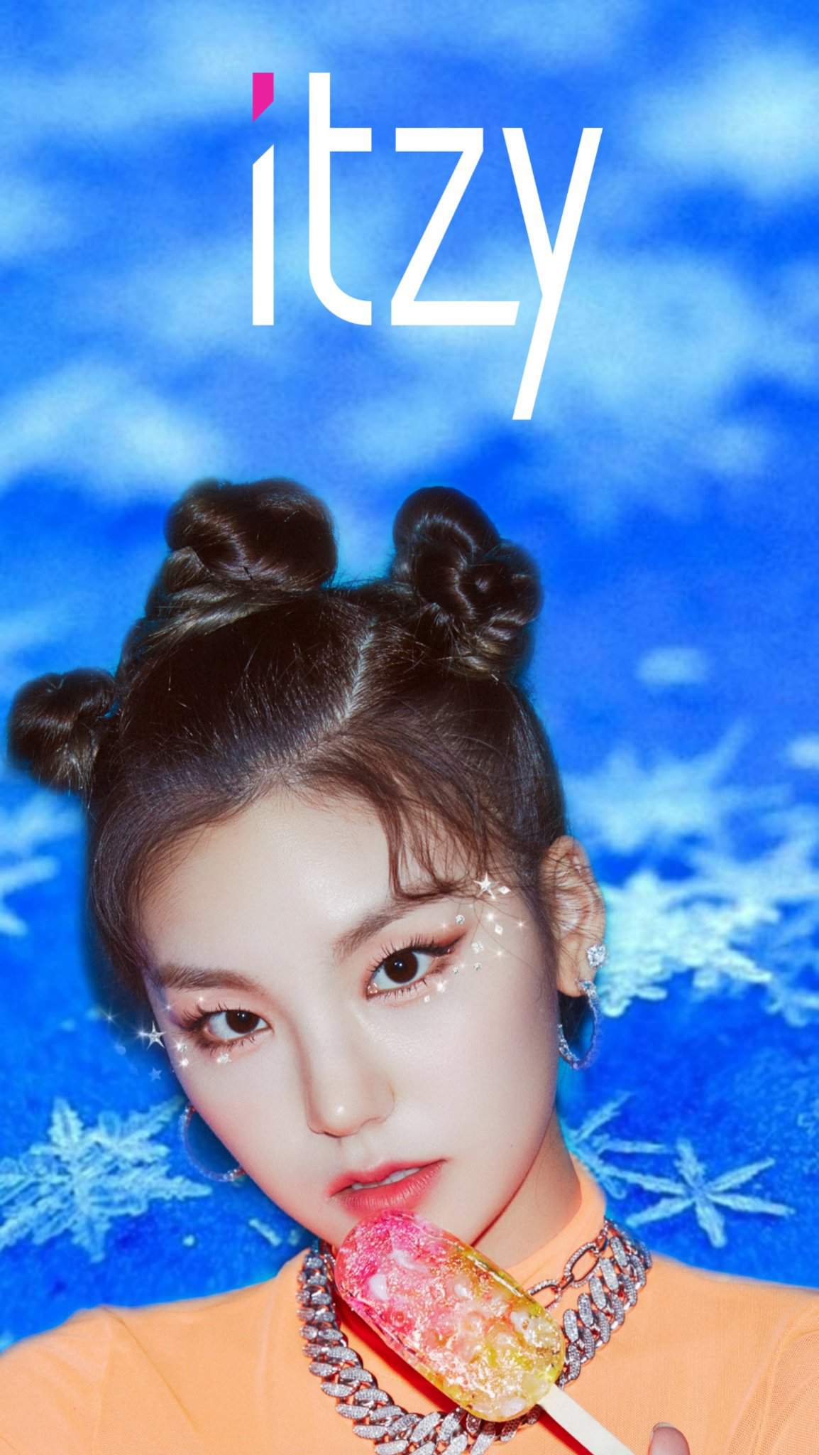 1154x2048 Yeji and Lia phone wallpaper. Will do matching ones for the rest