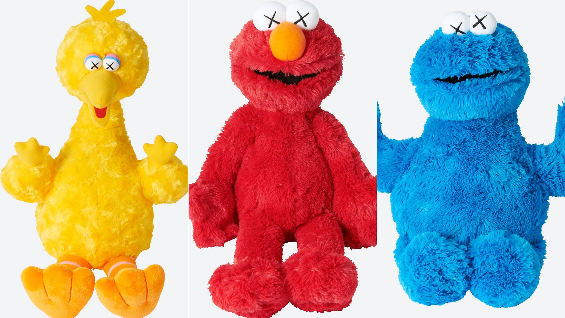 elmo kaws uniqlo