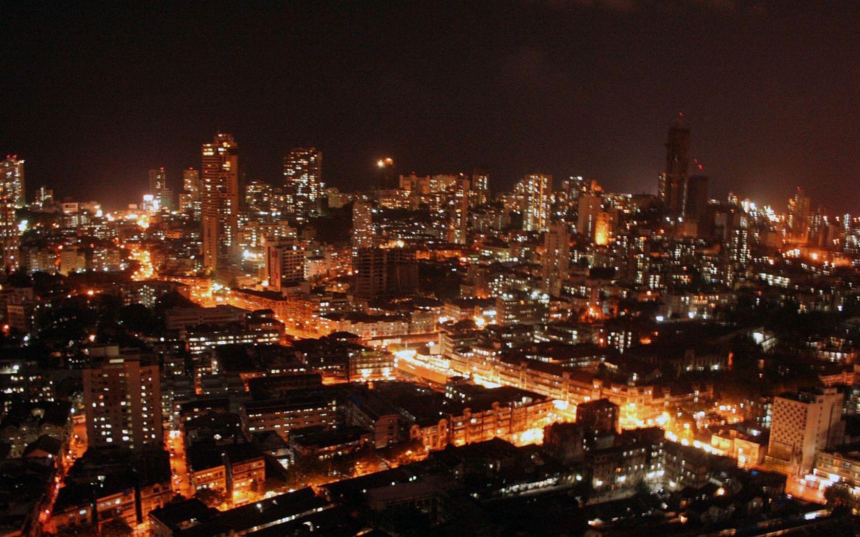 1680x1050 Free download night Mumbai wallpaper and image wallpaper