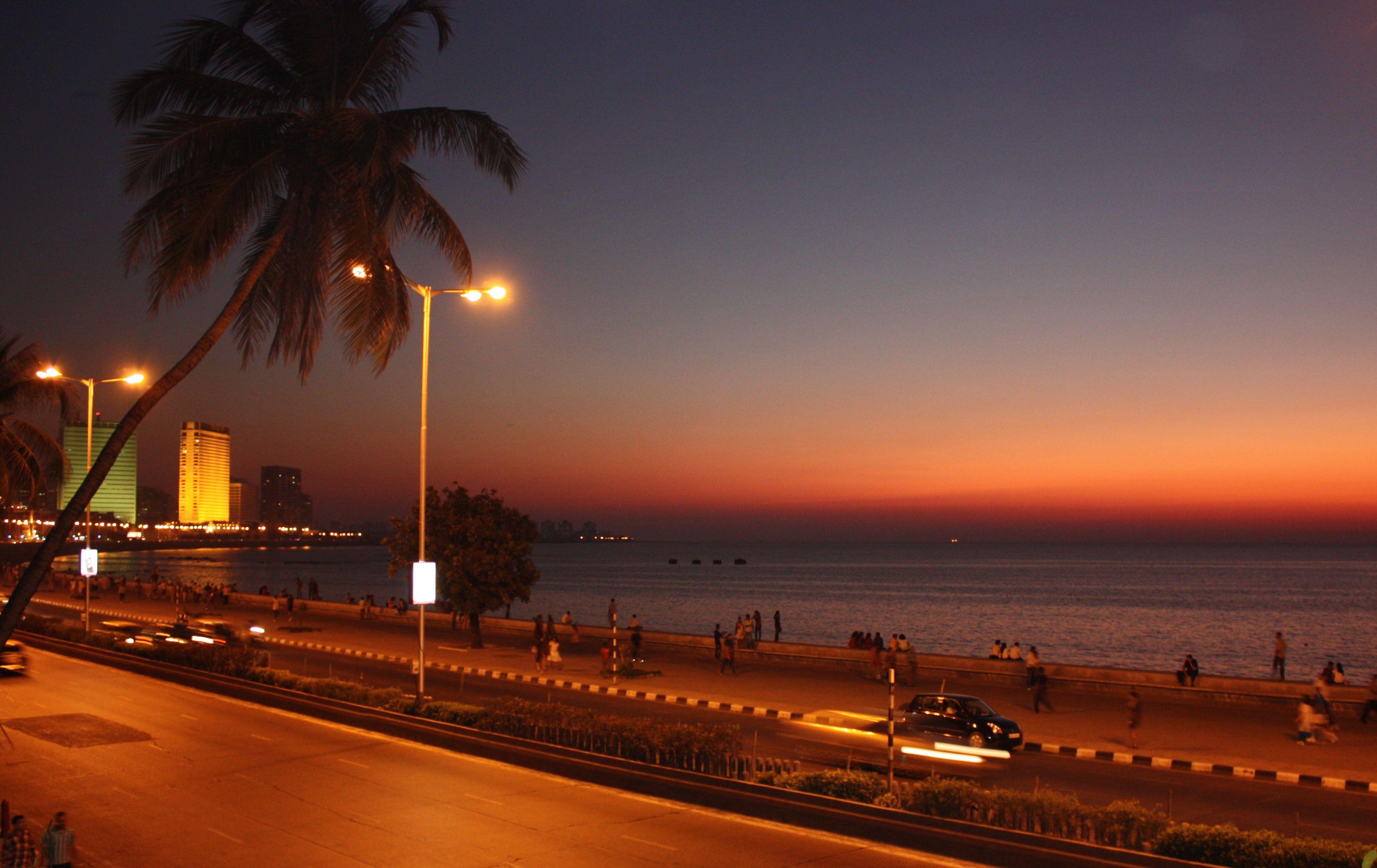 3593x2265 mumbai seaside picture, mumbai seaside photo