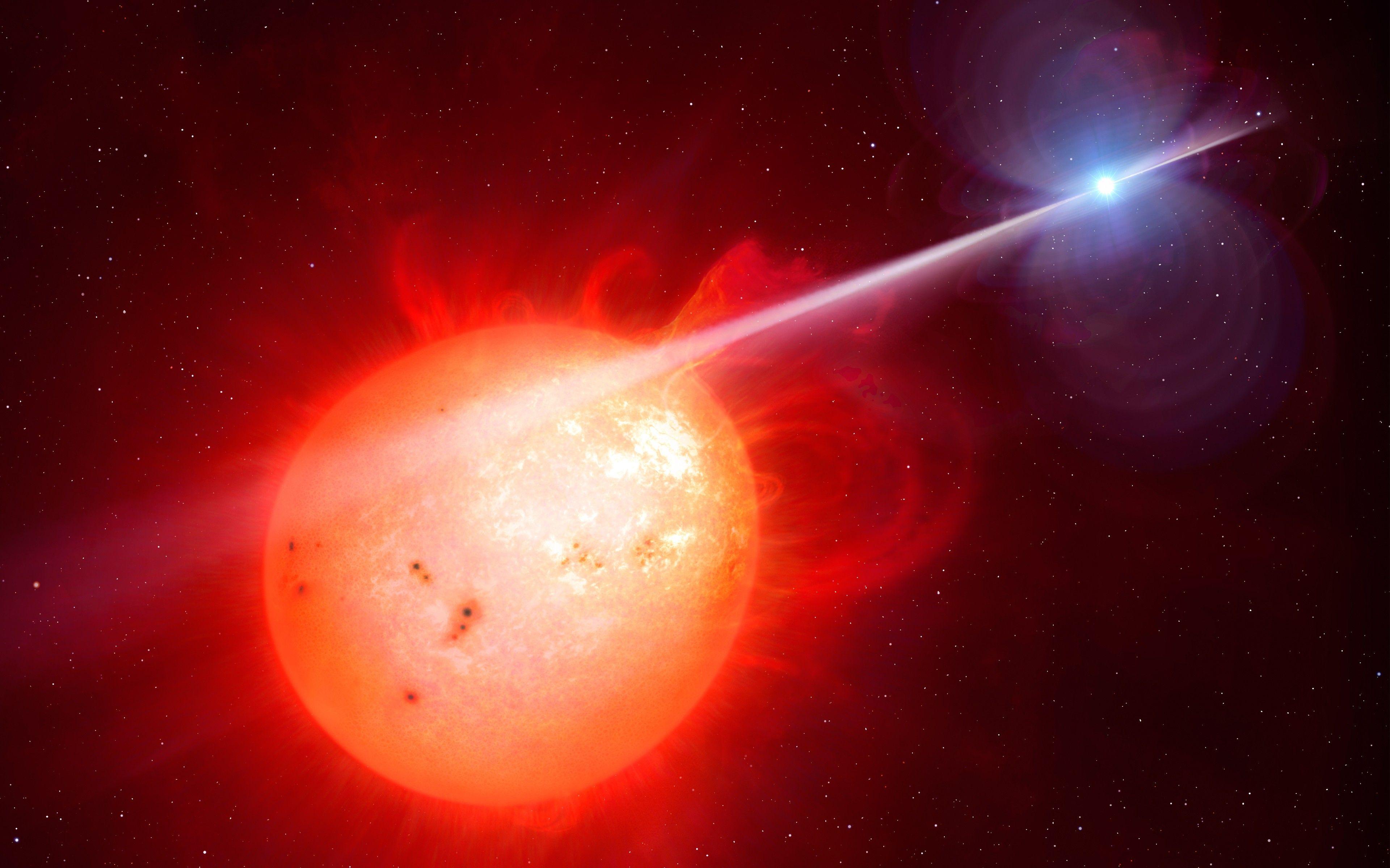 3840x2400 iPhone 8 Wallpaper Red Dwarf Star HD