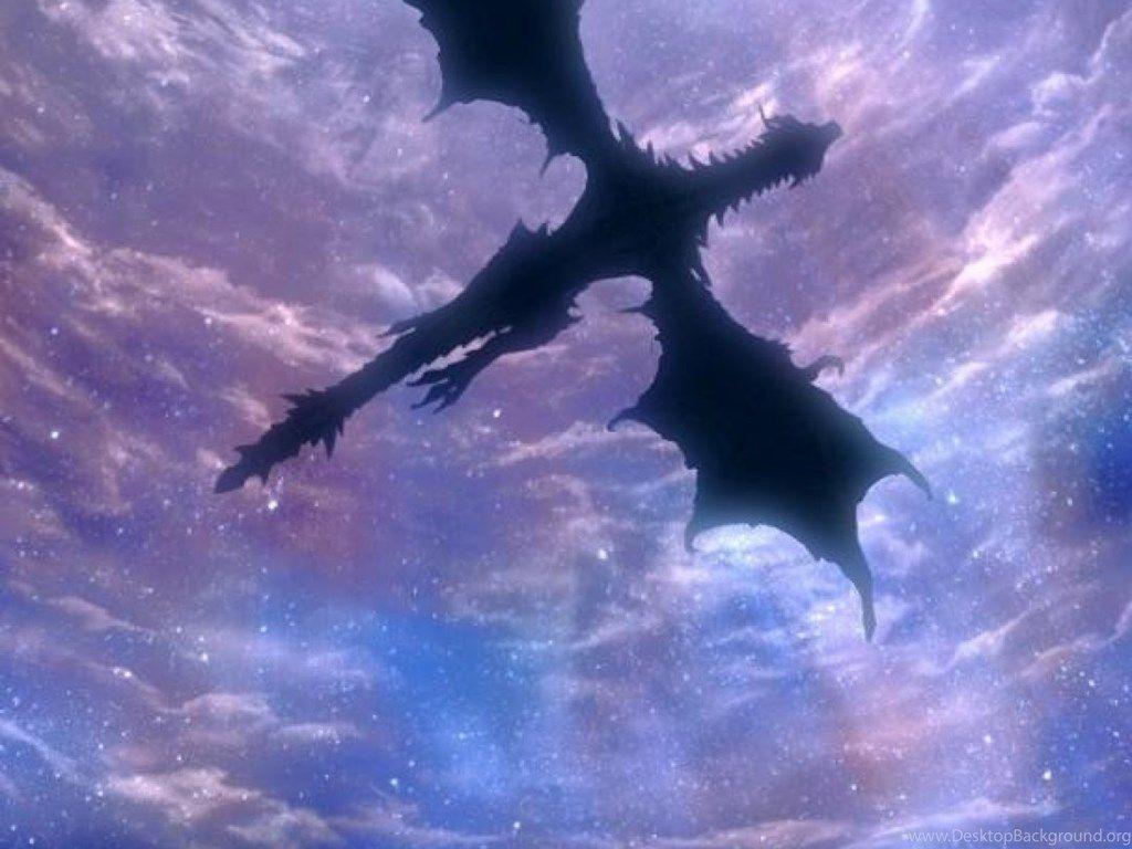 1024x768 Skyrim Dragon Mobile Phone Wallpaper Desktop Background