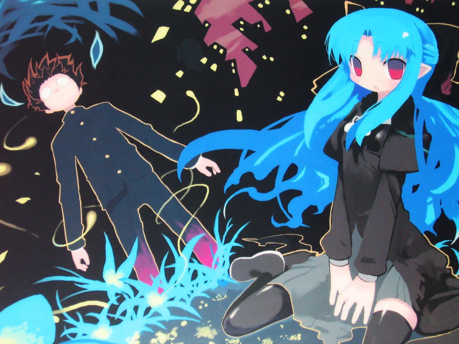 1600x1200 Melty Blood Wallpaper: A Cat Is Fine Too!