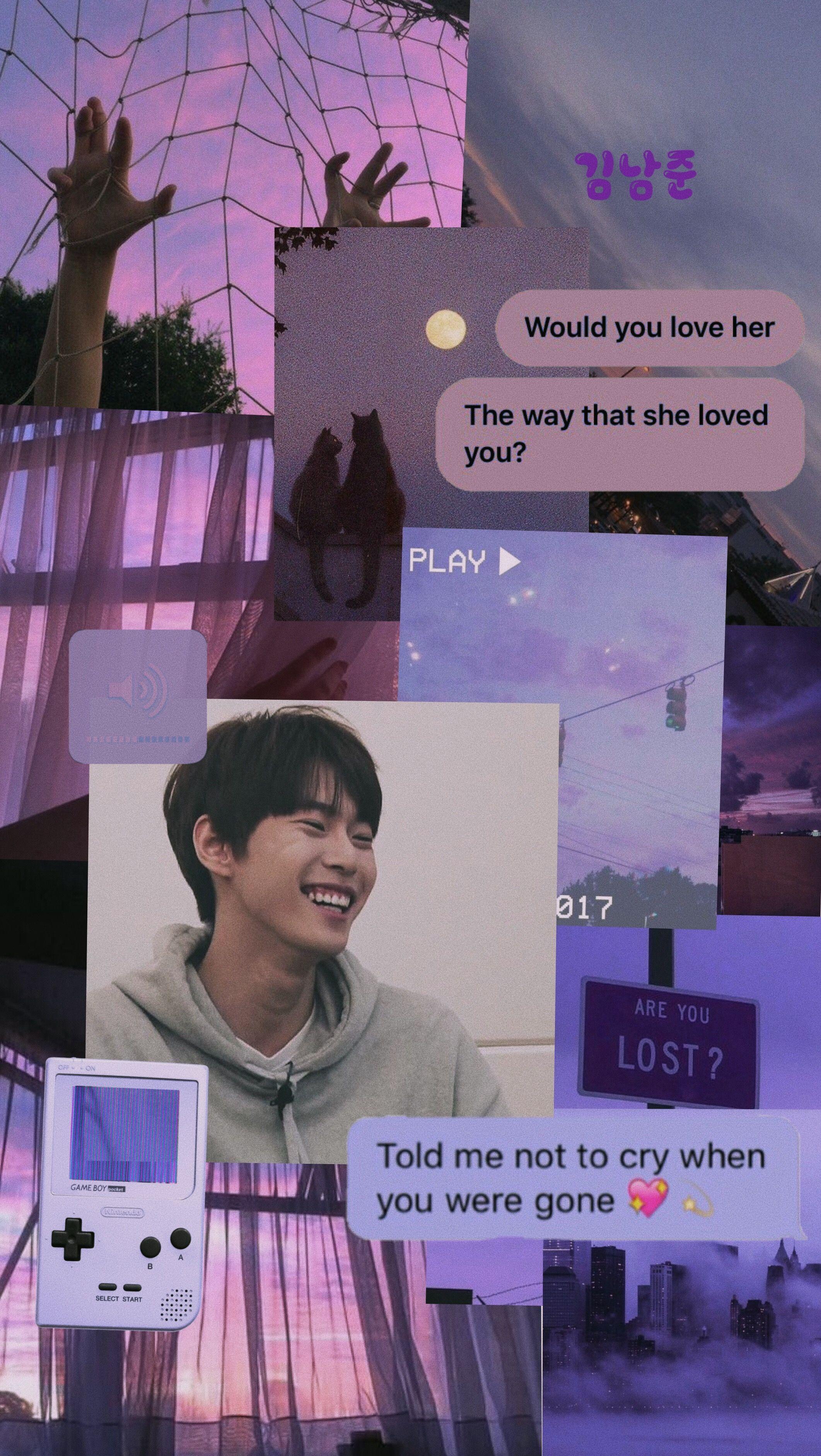 2123x3766 doyoung nct u/ nct 127 purple aesthetic wallpaper