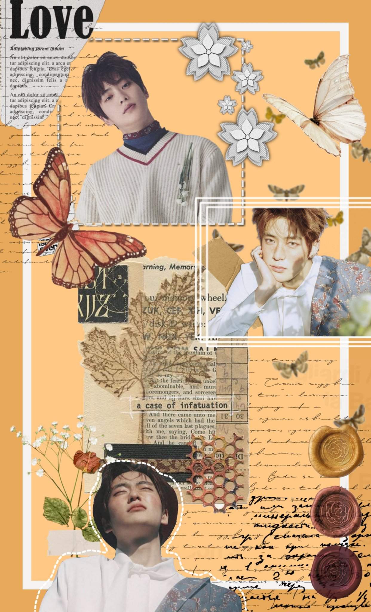 1242x2048 Vintage Wallpaper: NCT 127 Edition!. K Pop _ Amino