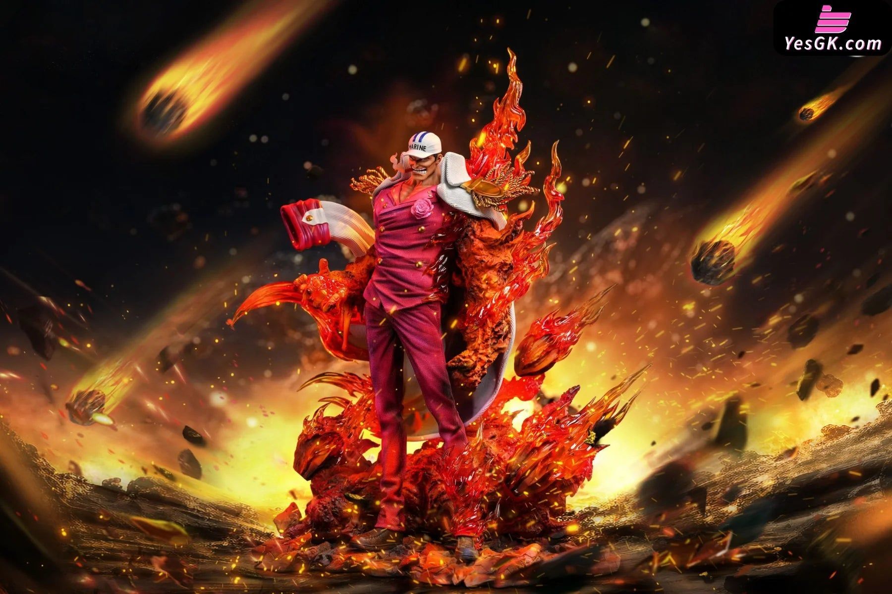 1800x1200 One Piece Akainu Sakazuki GK Statue Studio [In Stock]
