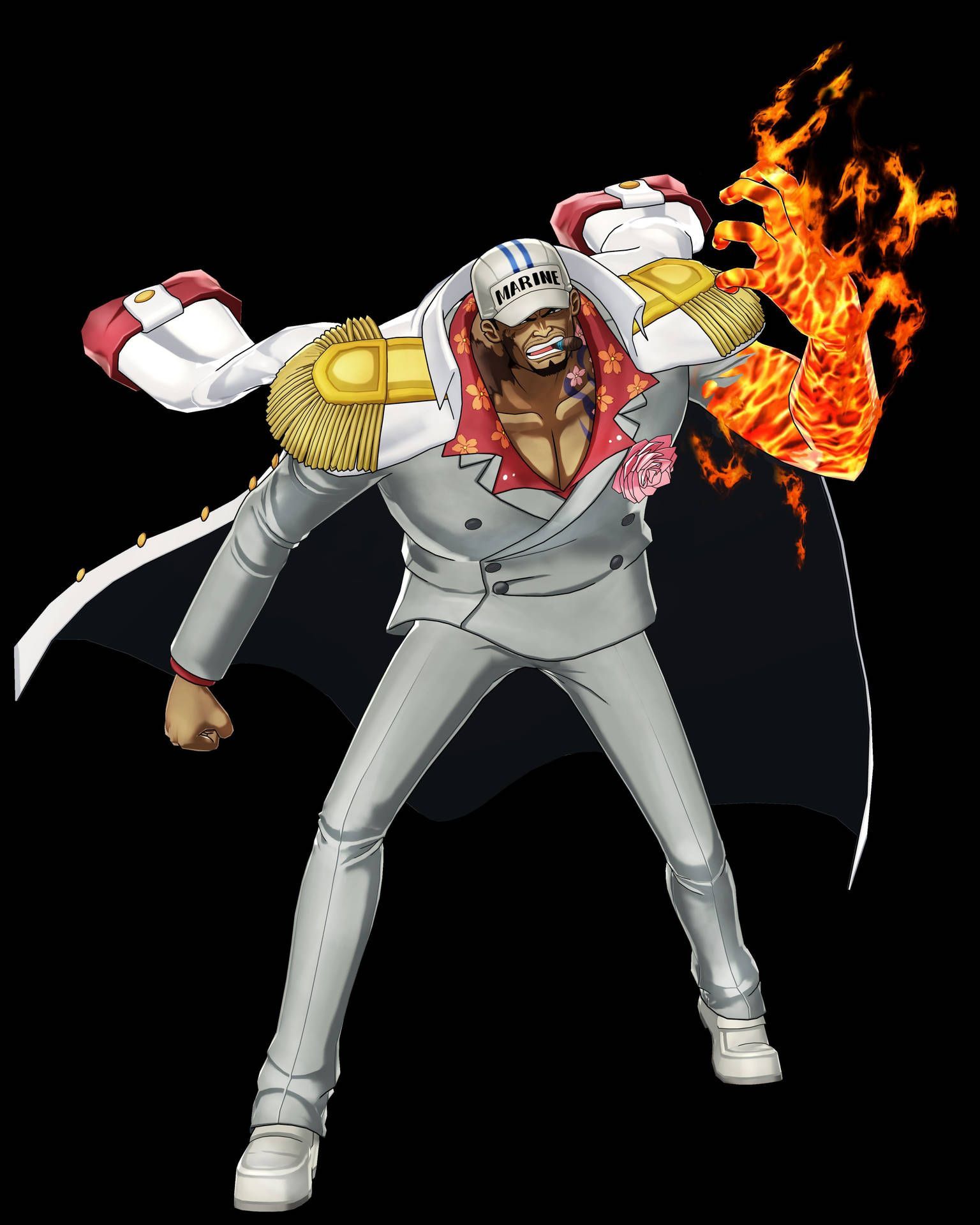 1536x1920 Download Akainu Sakazuki Devastating Fist Wallpaper