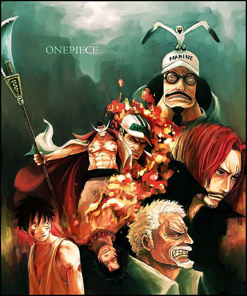 850x1020 Sakazuki, one piece marine HD phone wallpaper