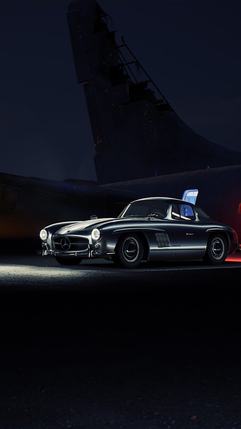 800x1422 Mercedes 300sl, 300 sl, speed, turbo, wanted, HD phone wallpaper
