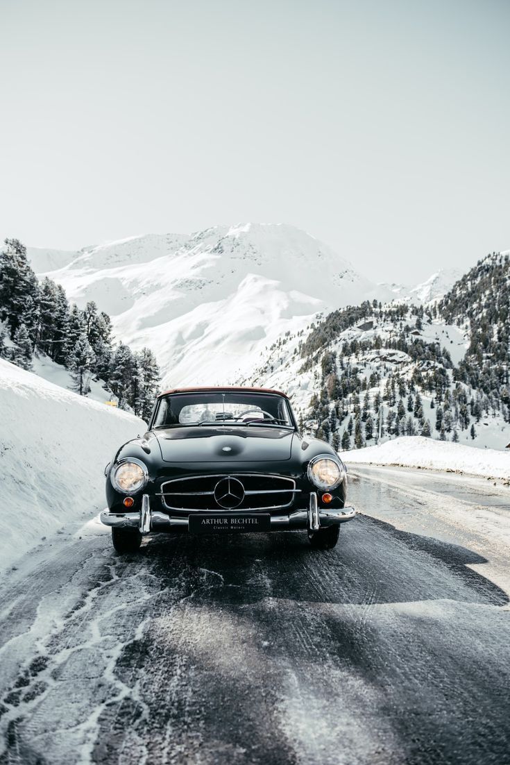 735x1102 Mercedes Aesthetic Wallpaper Benz 190 SL I Arthur Bechtel Classic Motors