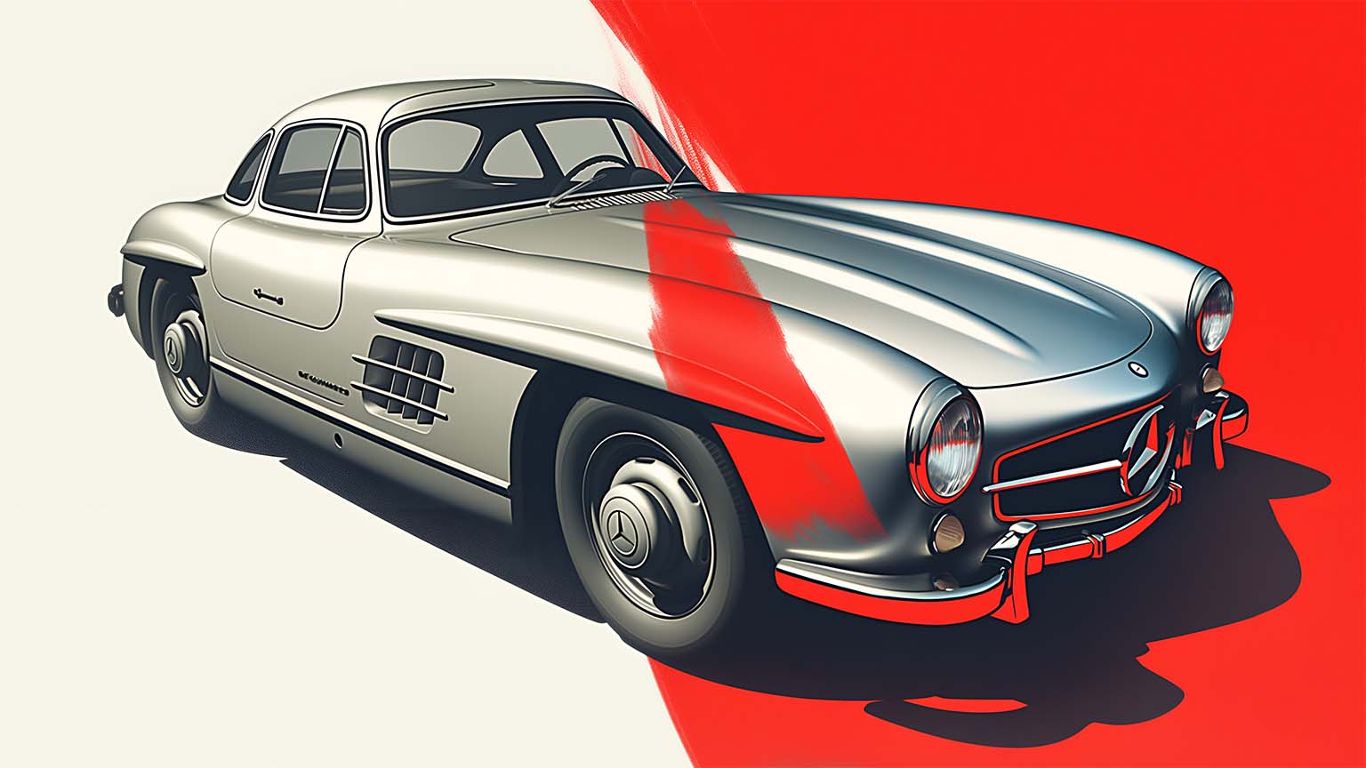 1536x864 Mercedes Benz SL Split Elegance Desktop Wallpaper