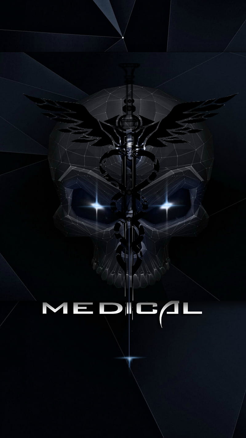 800x1422 Medical, dark, health, skull, HD phone wallpaper