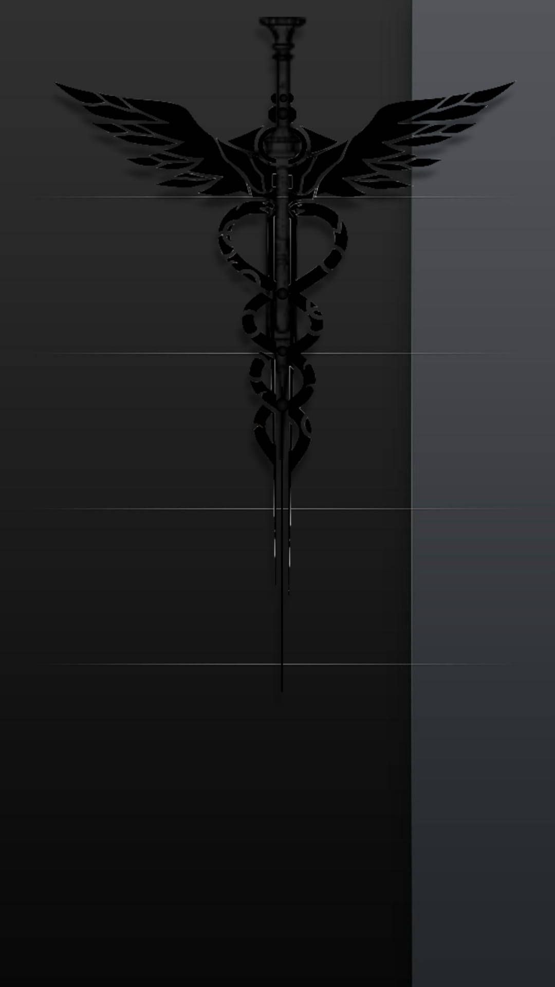 1080x1920 Download Mbbs Dark Caduceus Syringe Wallpaper