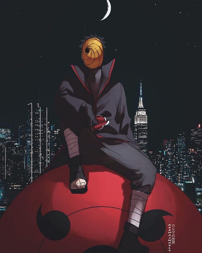 800x1000 Obito x Moon, obito uchiha, obitoxrin, HD phone wallpaper