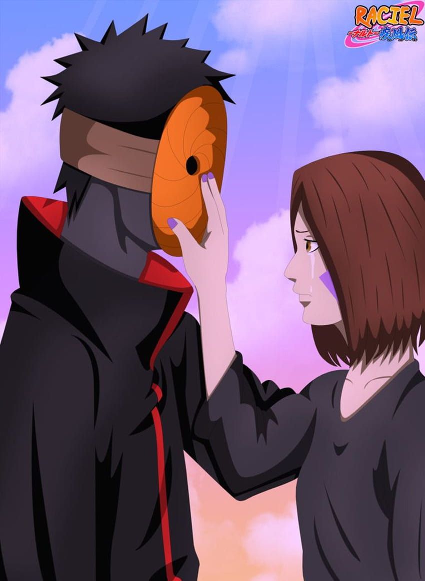 850x1163 Rin and obito, obito x rin HD phone wallpaper