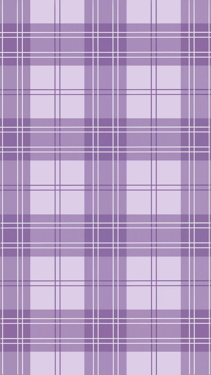 736x1308 Purple plaid pattern. Phone background. Wallpaper