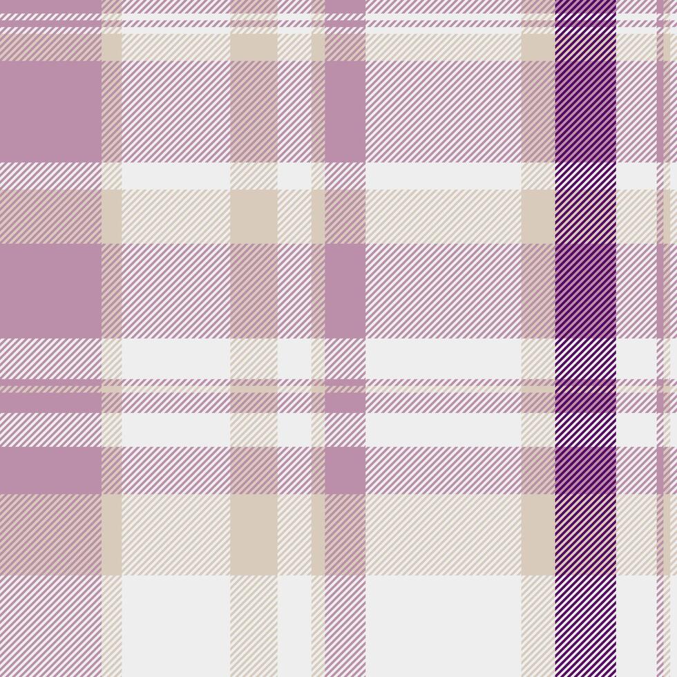 980x980 Elegant pastel plaid pattern in beige, purple, and white. Perfect for textile design, fashion, or website background