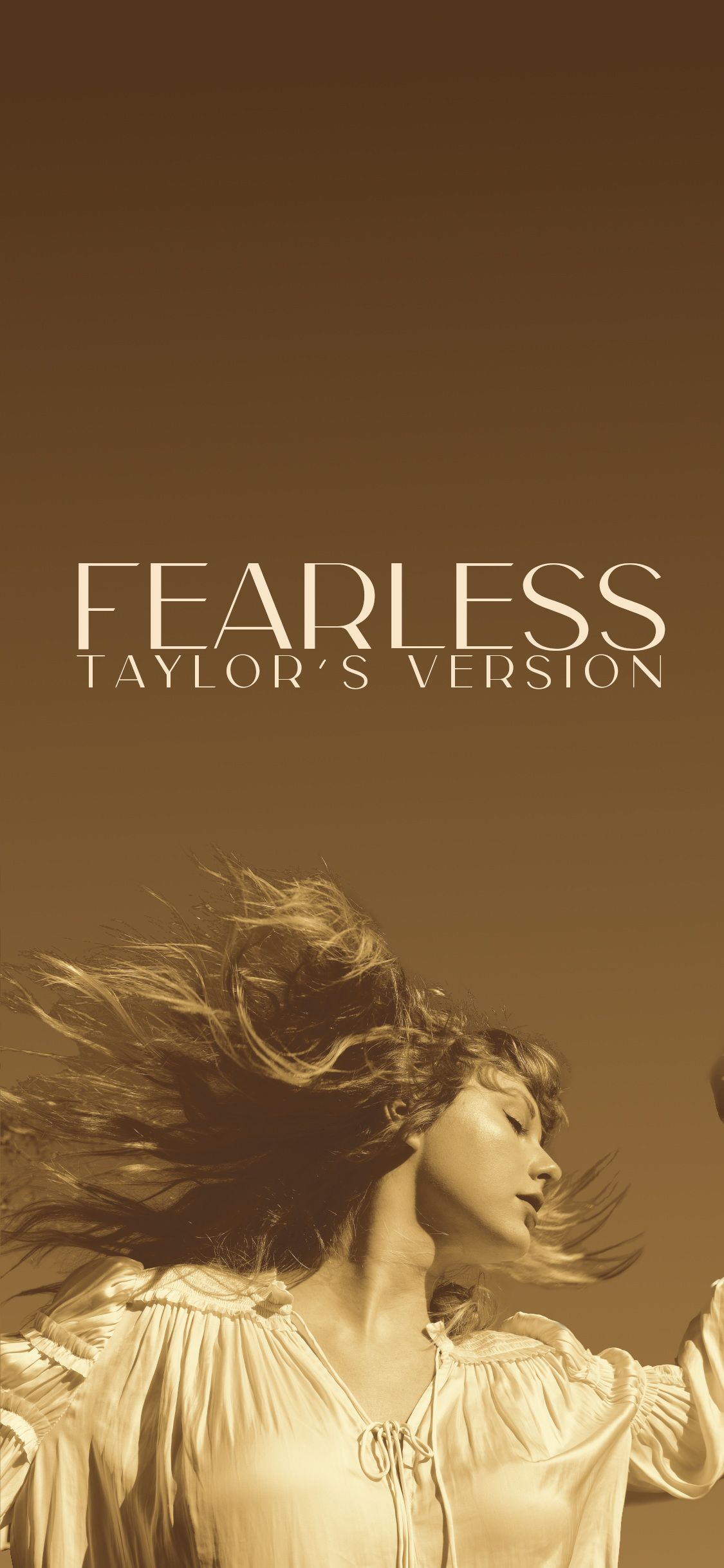 1125x2436 I made a Fearless Taylor's Version phone wallpaper