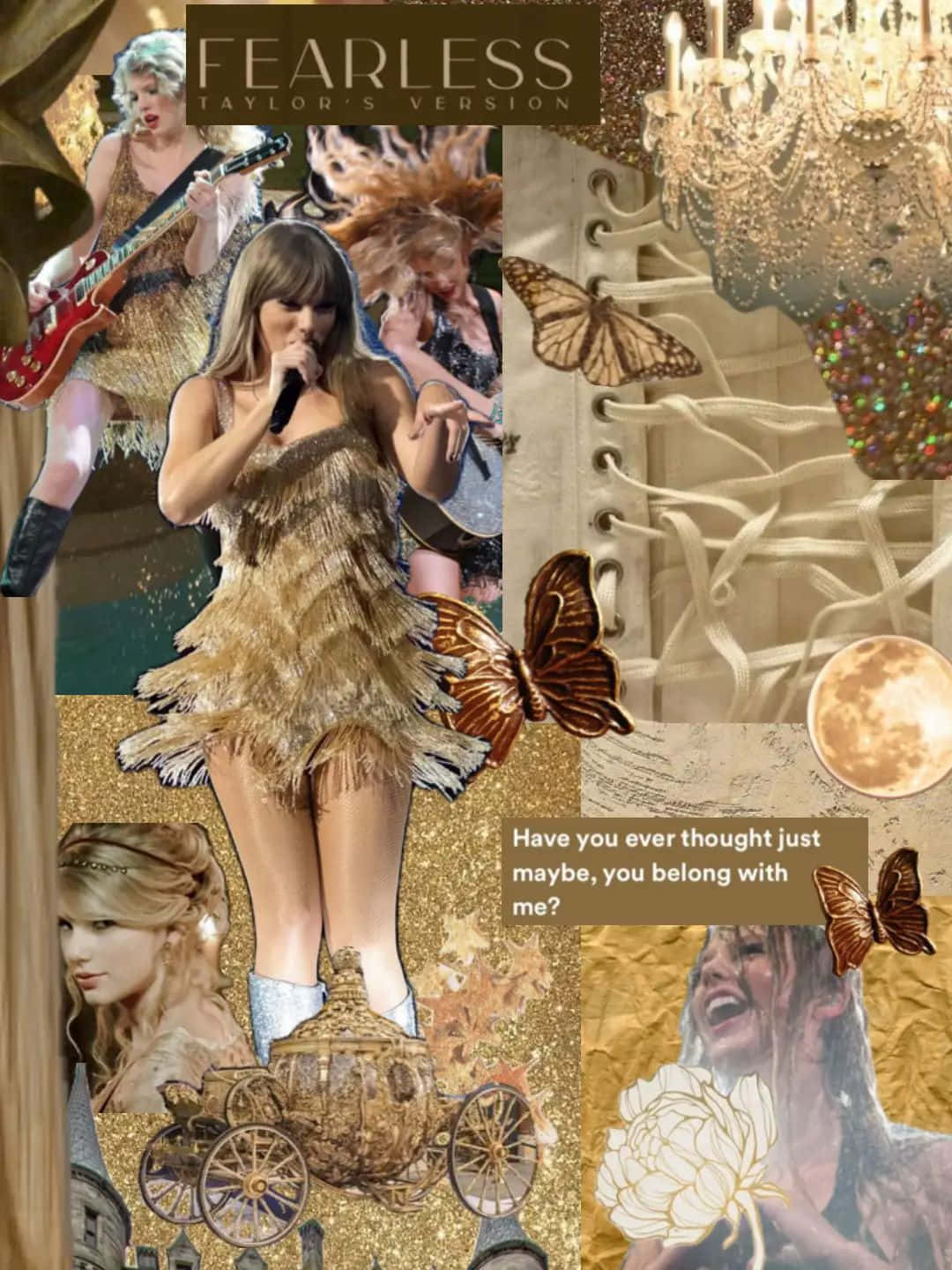 1080x1440 Download Taylor Swift Fearless Aesthetic Wallpaper