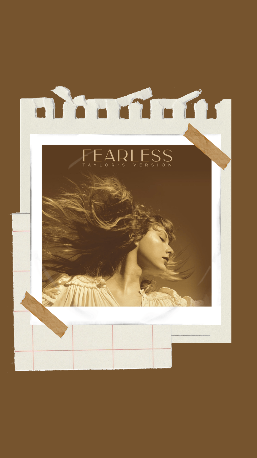 1080x1920 fearless wallpaper for phone and laptop (folklore next)