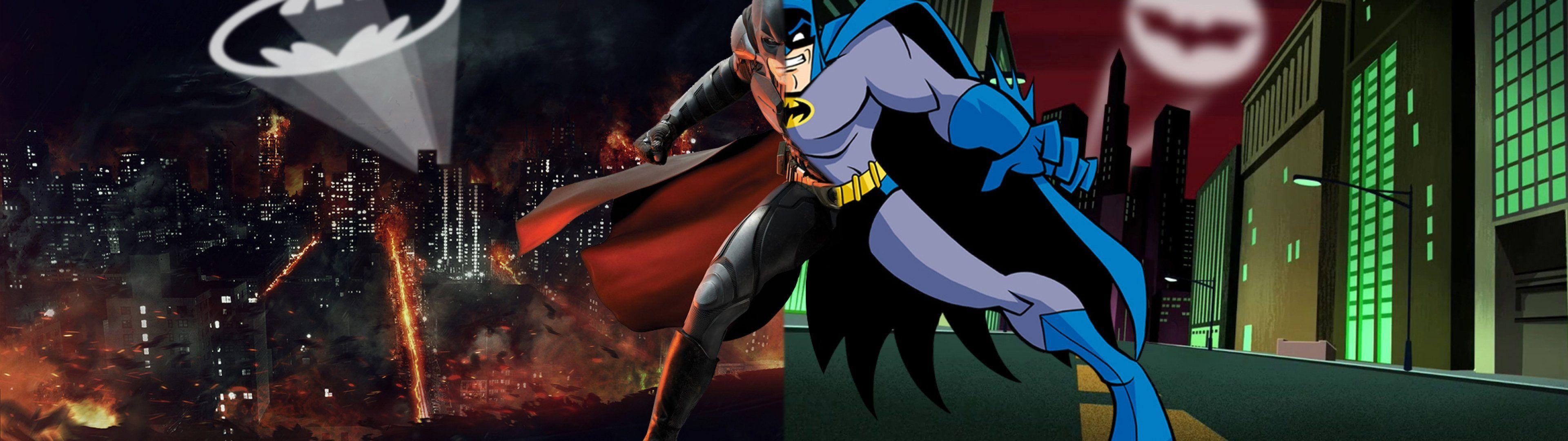 3840x1080 Dual monitor screen batman comics hA wallpaperx1080