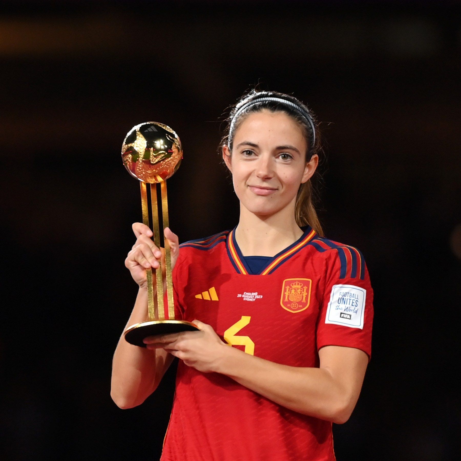 1800x1800 Spain’s Aitana Bonmati wins Golden Ball for top Women’s World Cup player