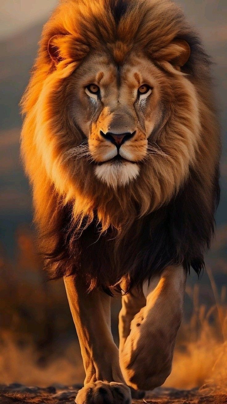 736x1308 Lion Wallpaper