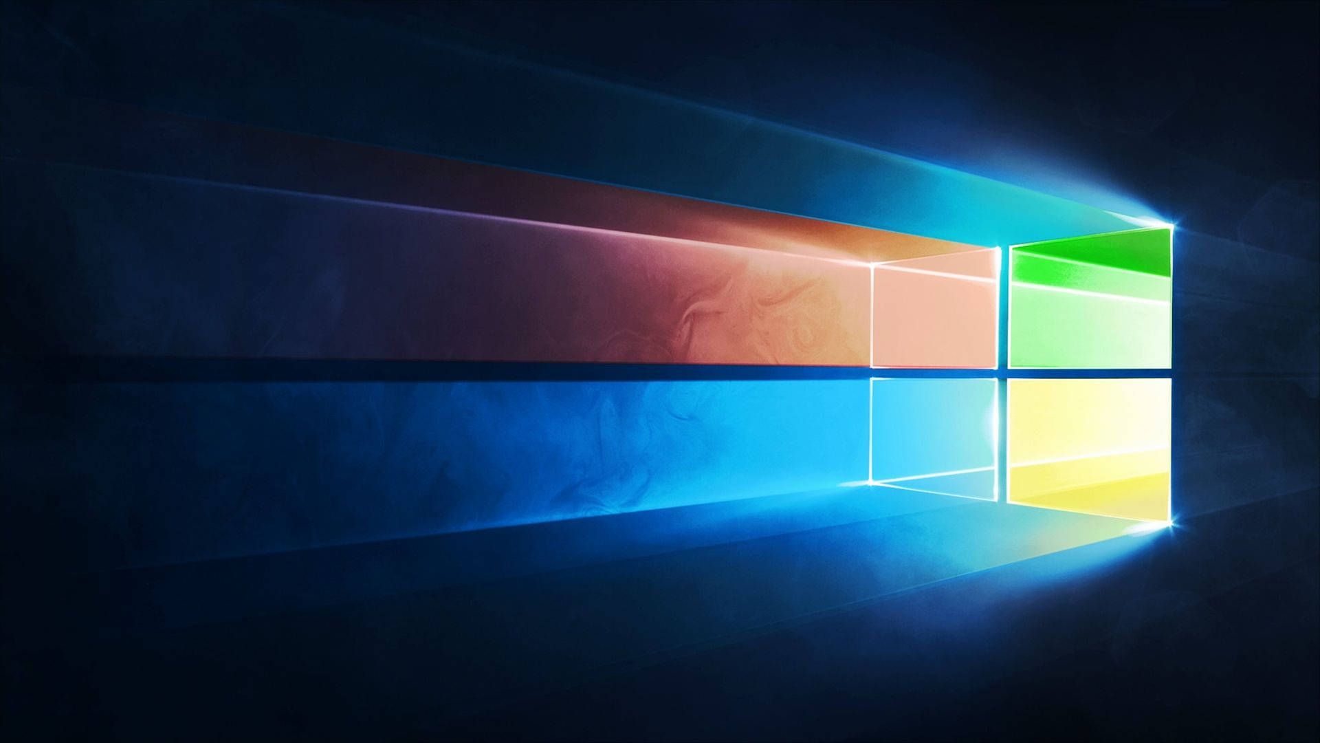 1920x1080 Download Vibrant Windows Logo on a Clean, Crisp 4k Background Wallpaper