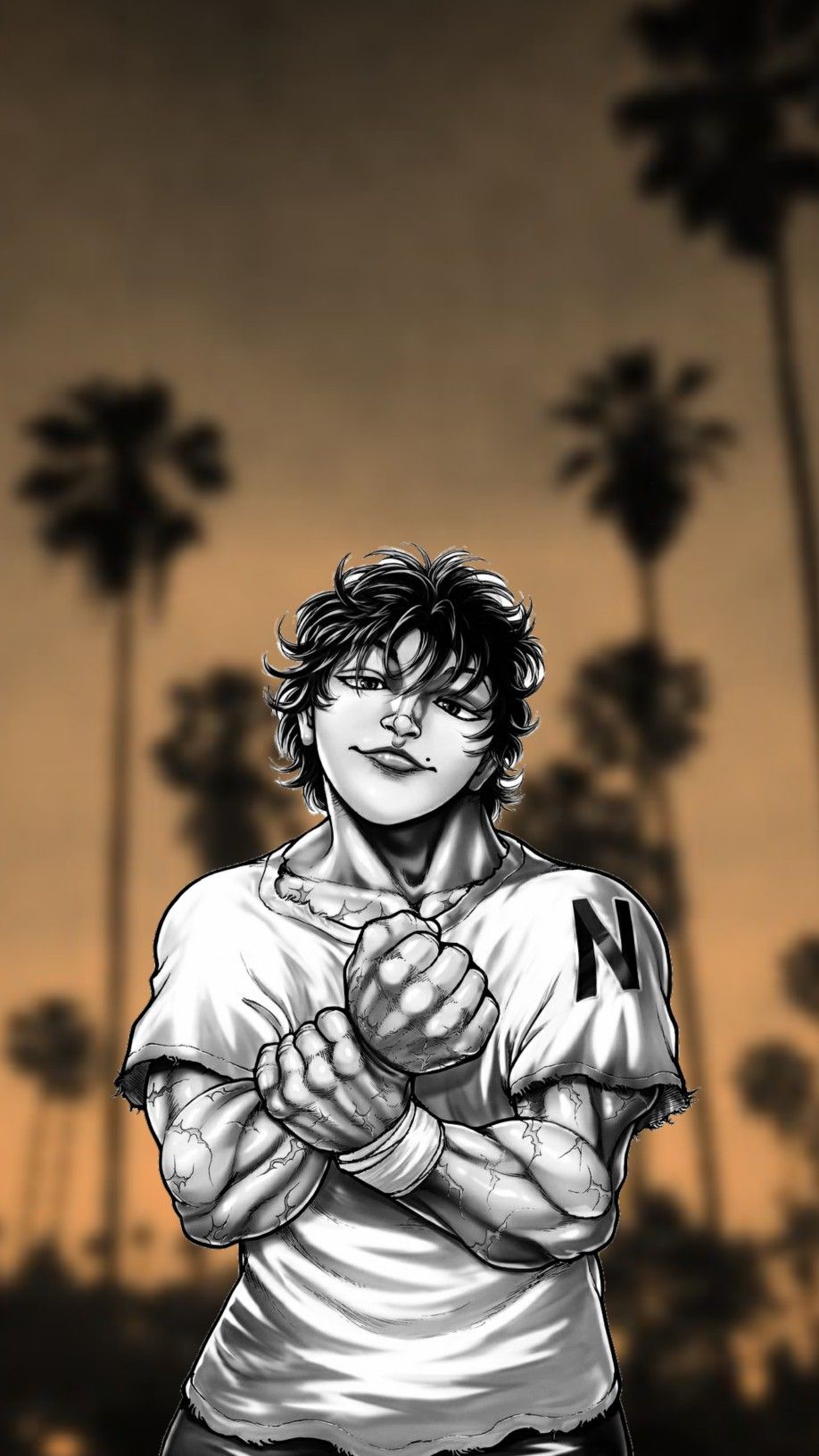 918x1632 Baki Hanma iPhone Wallpaper
