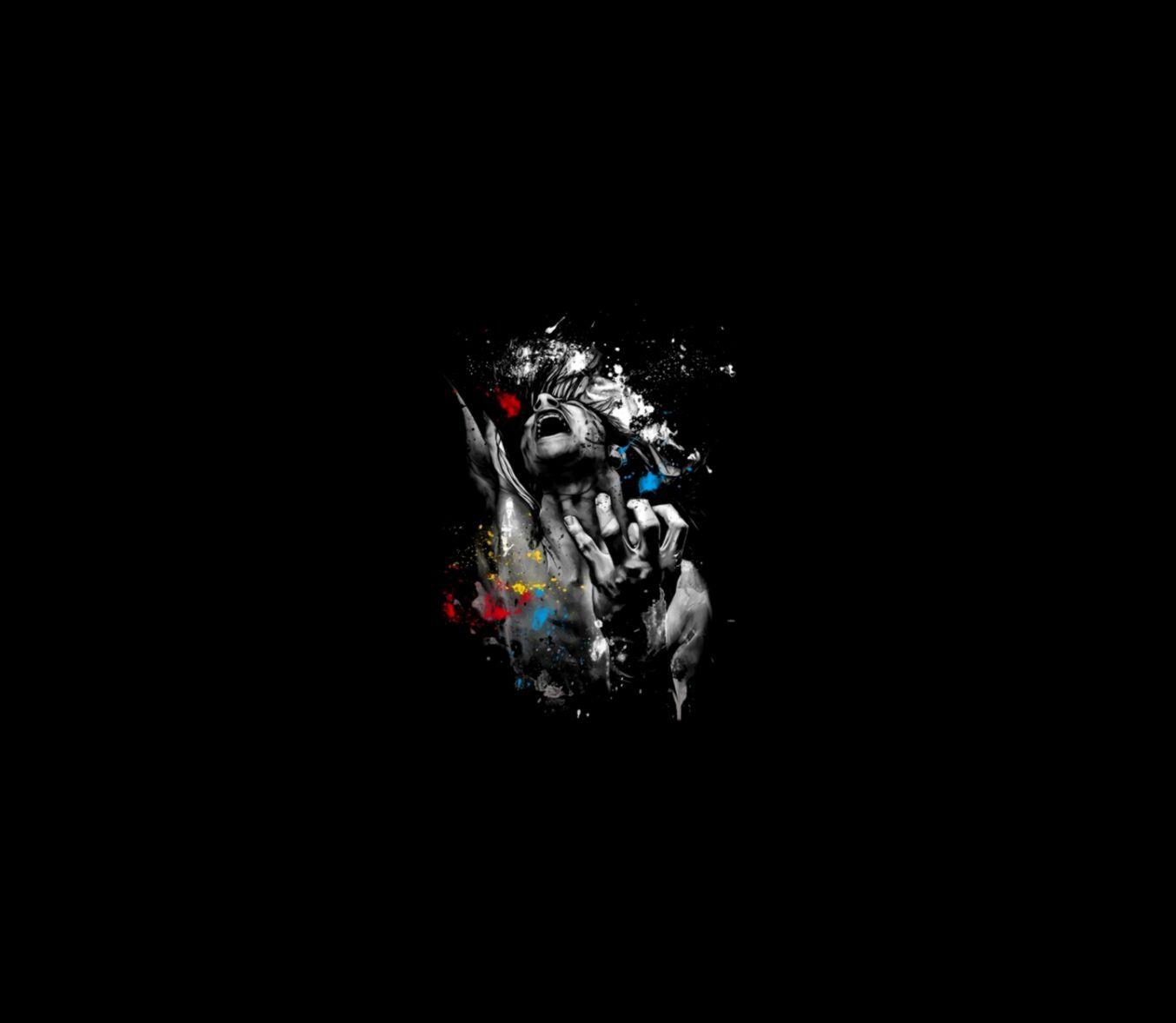 1353x1177 Agony Vector Wallpaper