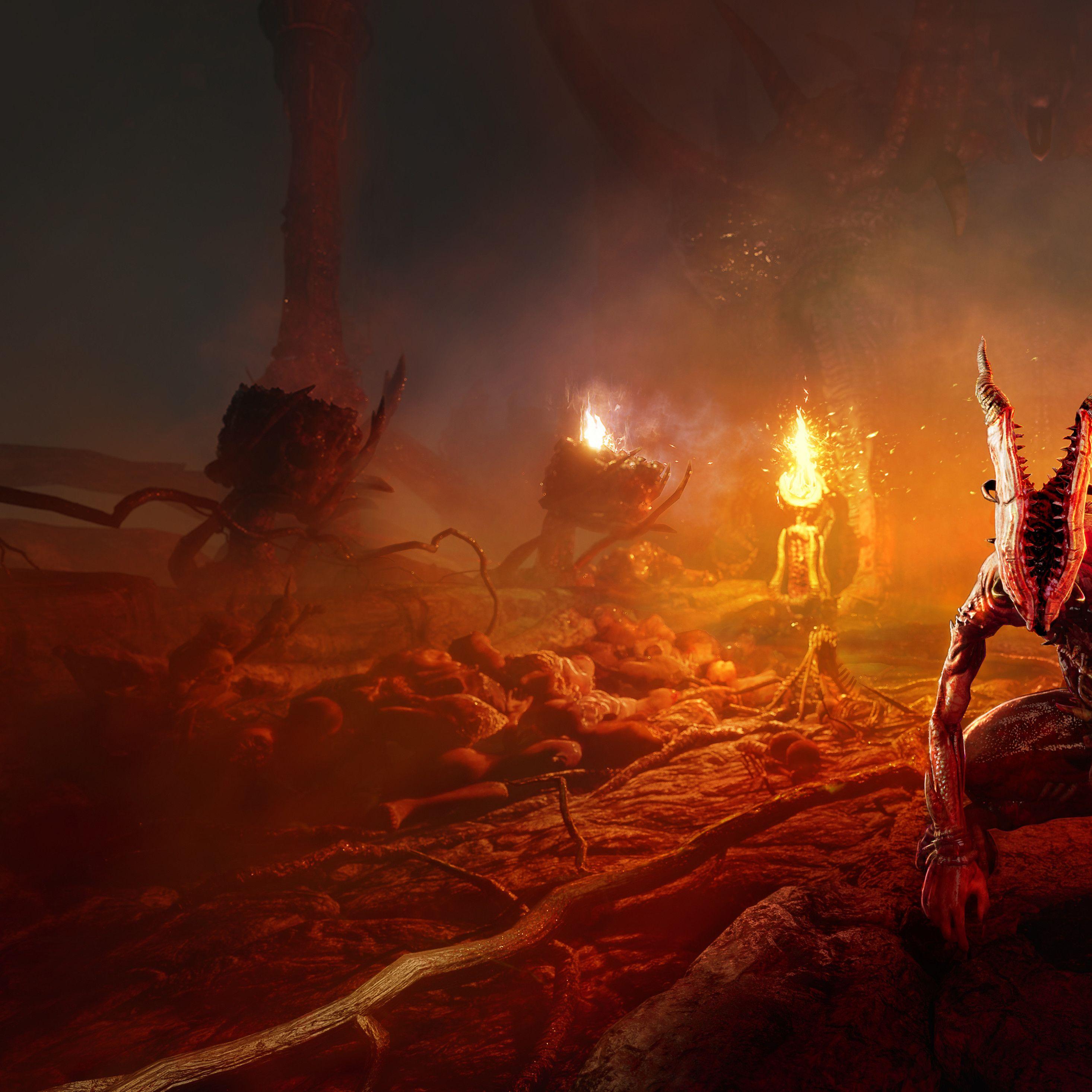2932x2932 Agony 2018 iPad Pro Retina Display HD 4k Wallpaper