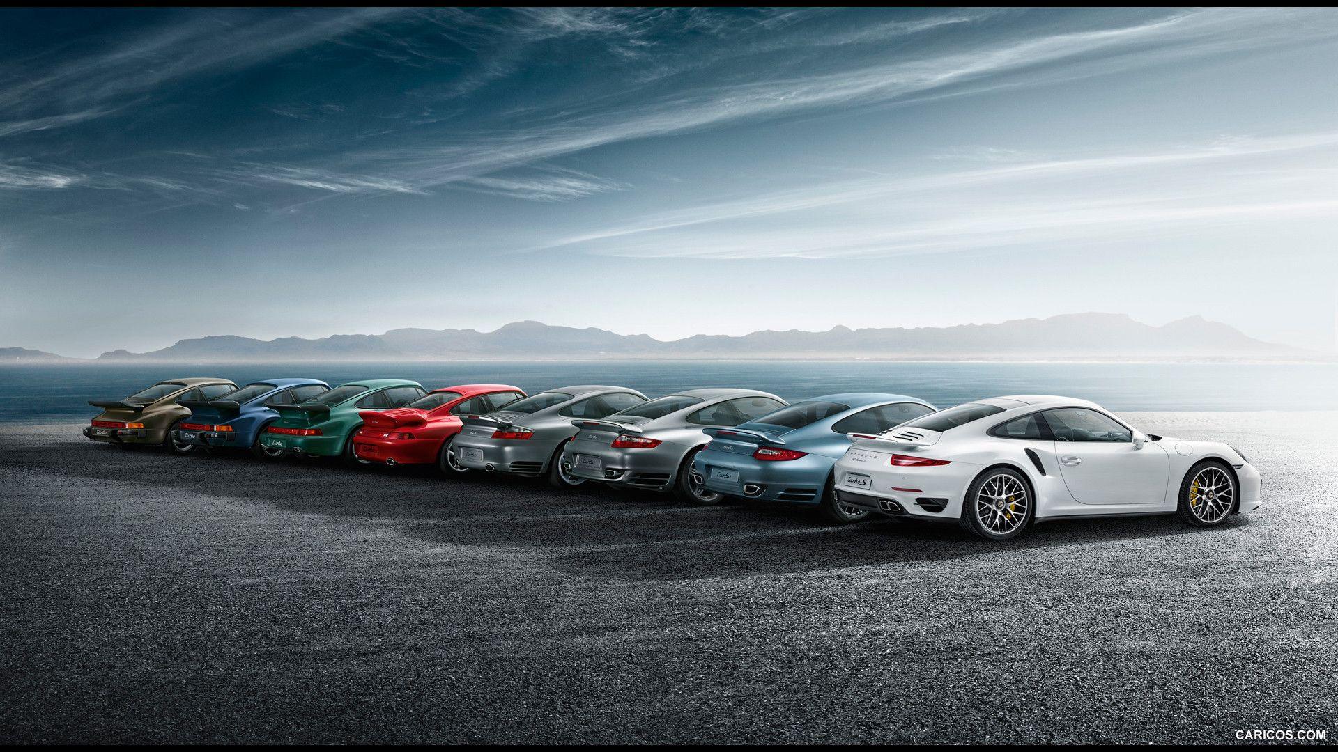 1920x1080 Porsche 911 Turbo S Coupe Lineup. HD Wallpaper