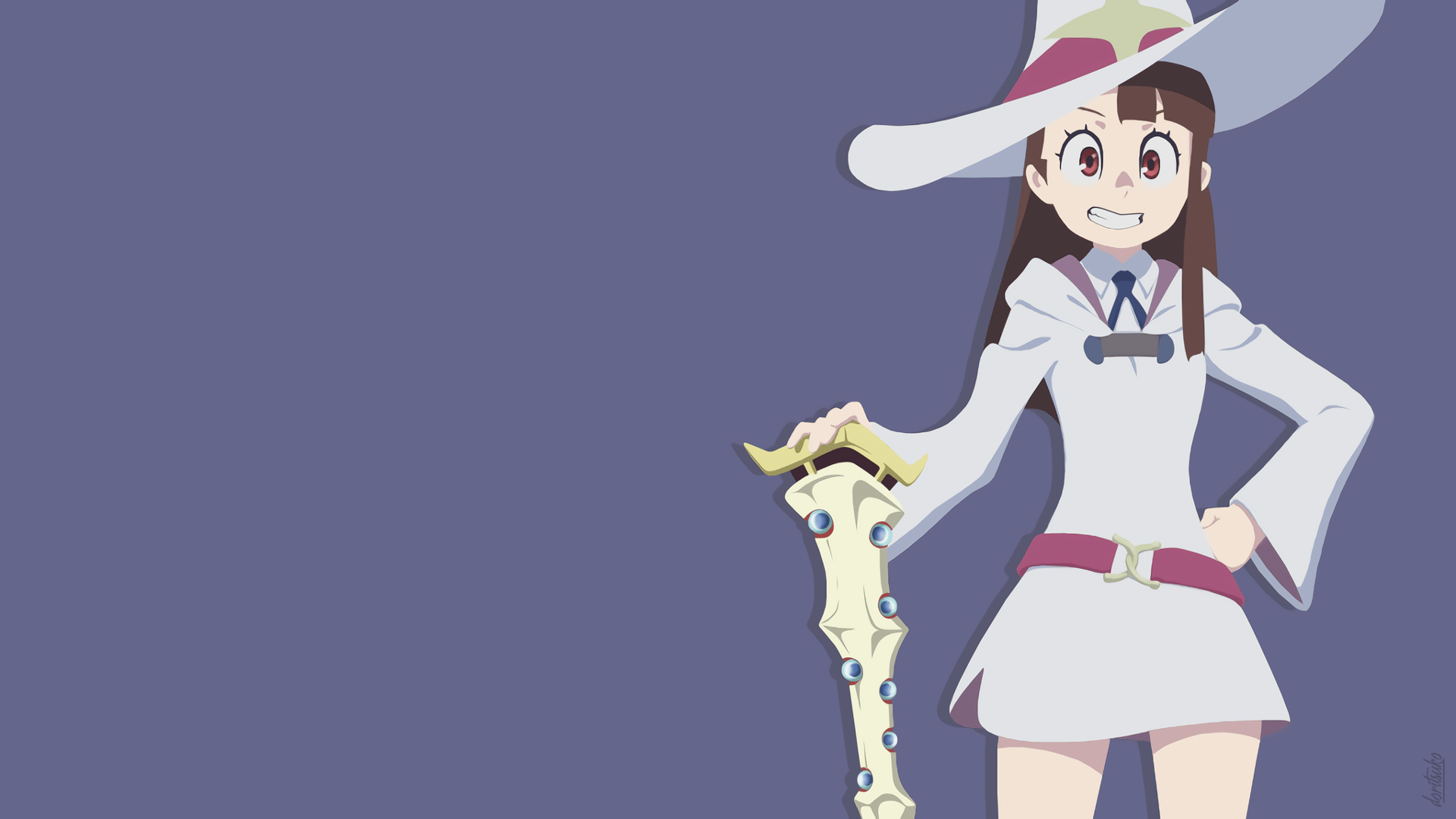 1920x1080 Akko Kagari HD Wallpaper. Little Witch Academia Magic Moments