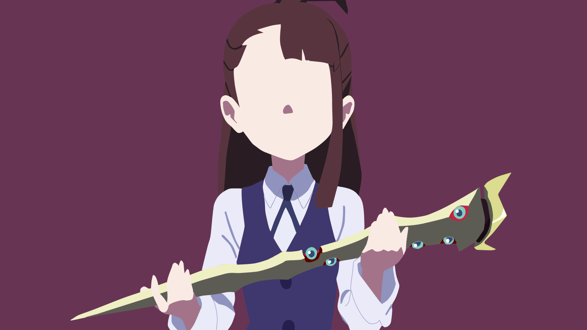 1920x1080 Little Witch Academia: Akko & Diana