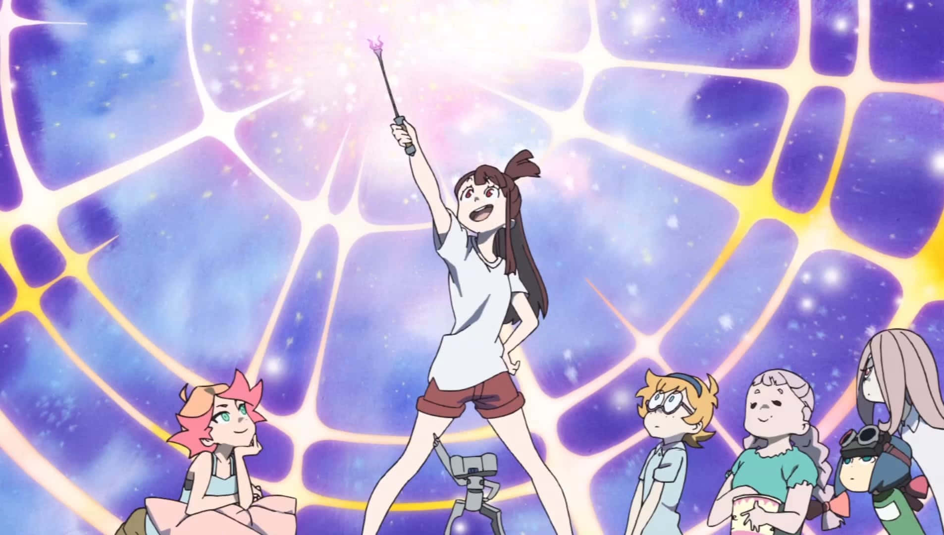 1906x1080 Download Atsuko Wielding Wand Little Witch Academia Wallpaper