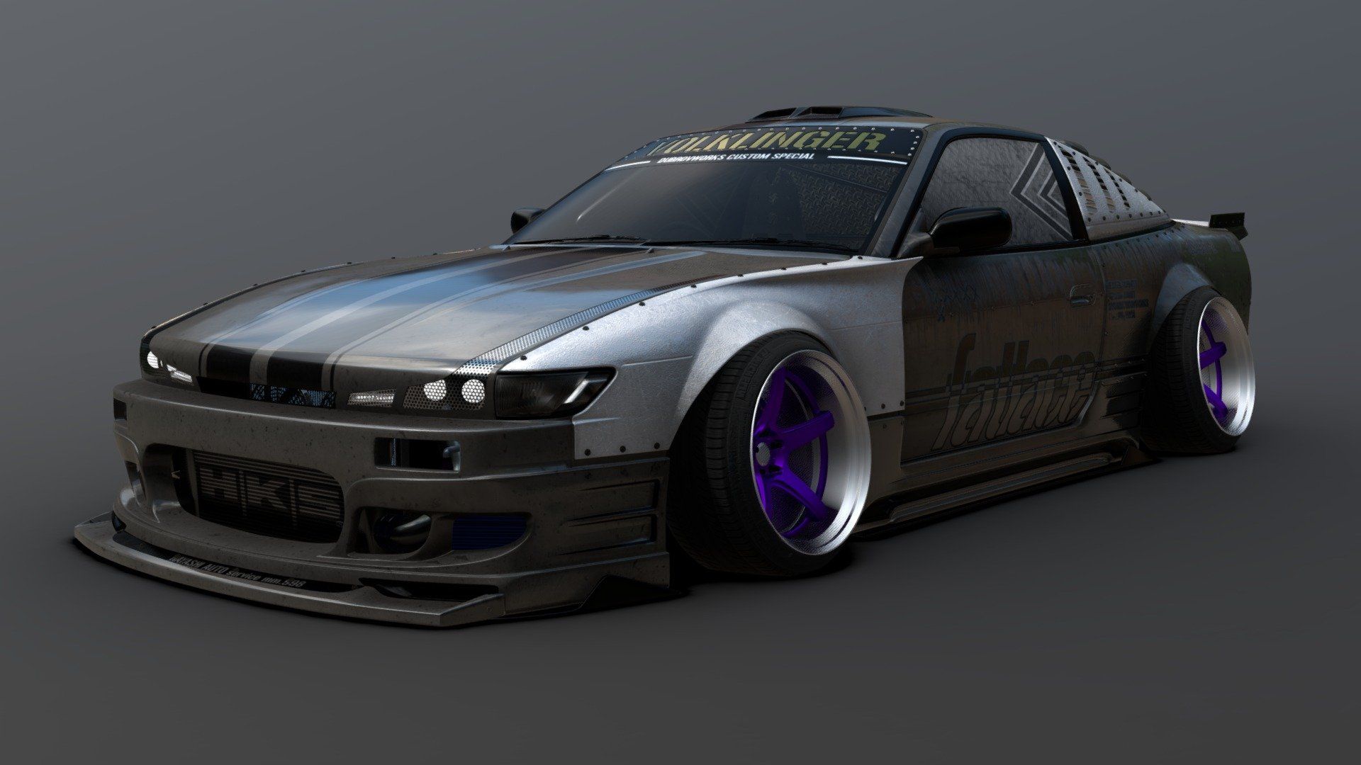 1920x1080 Nissan Sileighty RPS13 Volklinger model by DubrovWorks [28d9306]