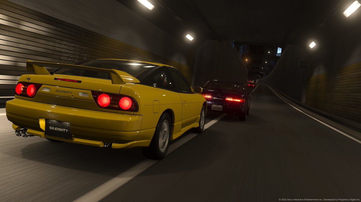 1200x673 Nissan Sileighty in action. Driven by an A.I. car as it's still not in the UCD yet. #GT7 #GranTurismo7 #Nissan #Sileighty
