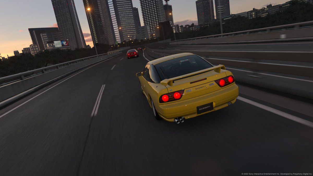 1200x673 Nissan Sileighty in action. Driven by an A.I. car as it's still not in the UCD yet. #GT7 #GranTurismo7 #Nissan #Sileighty