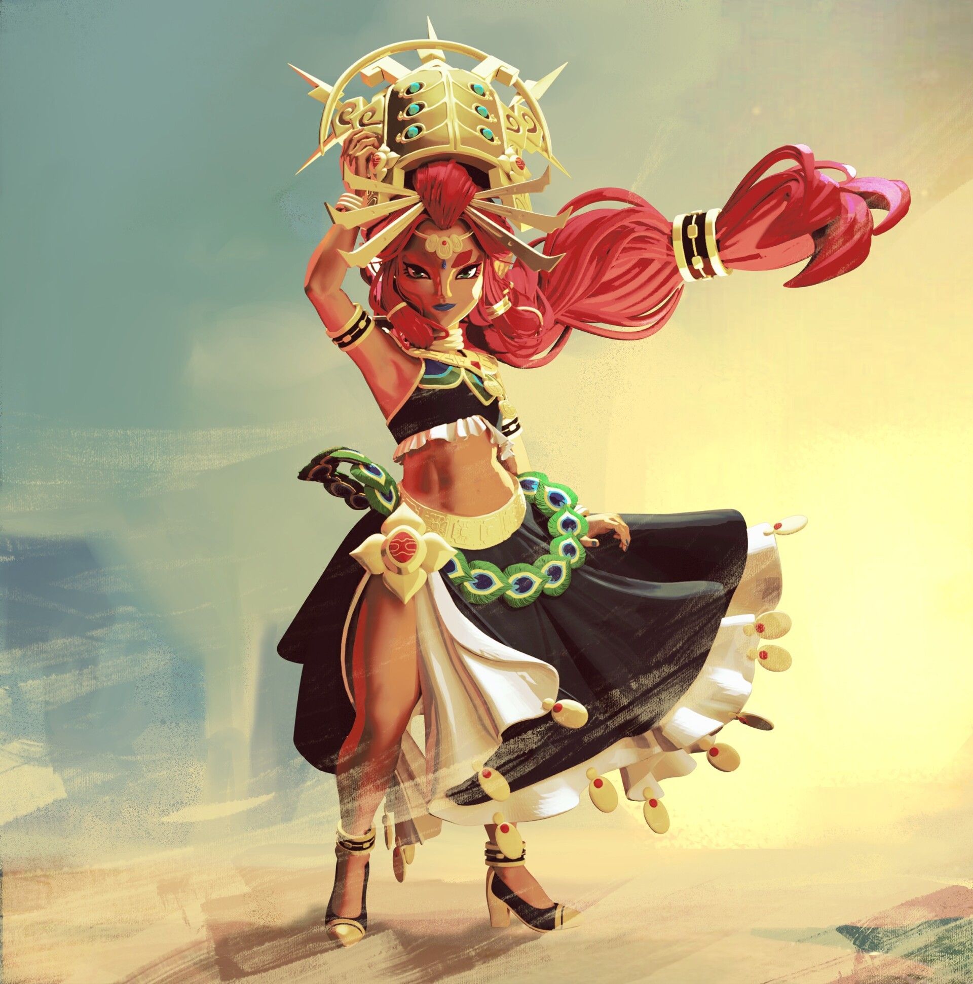 1920x1943 Paula Monise Riju Breath Of The Wild
