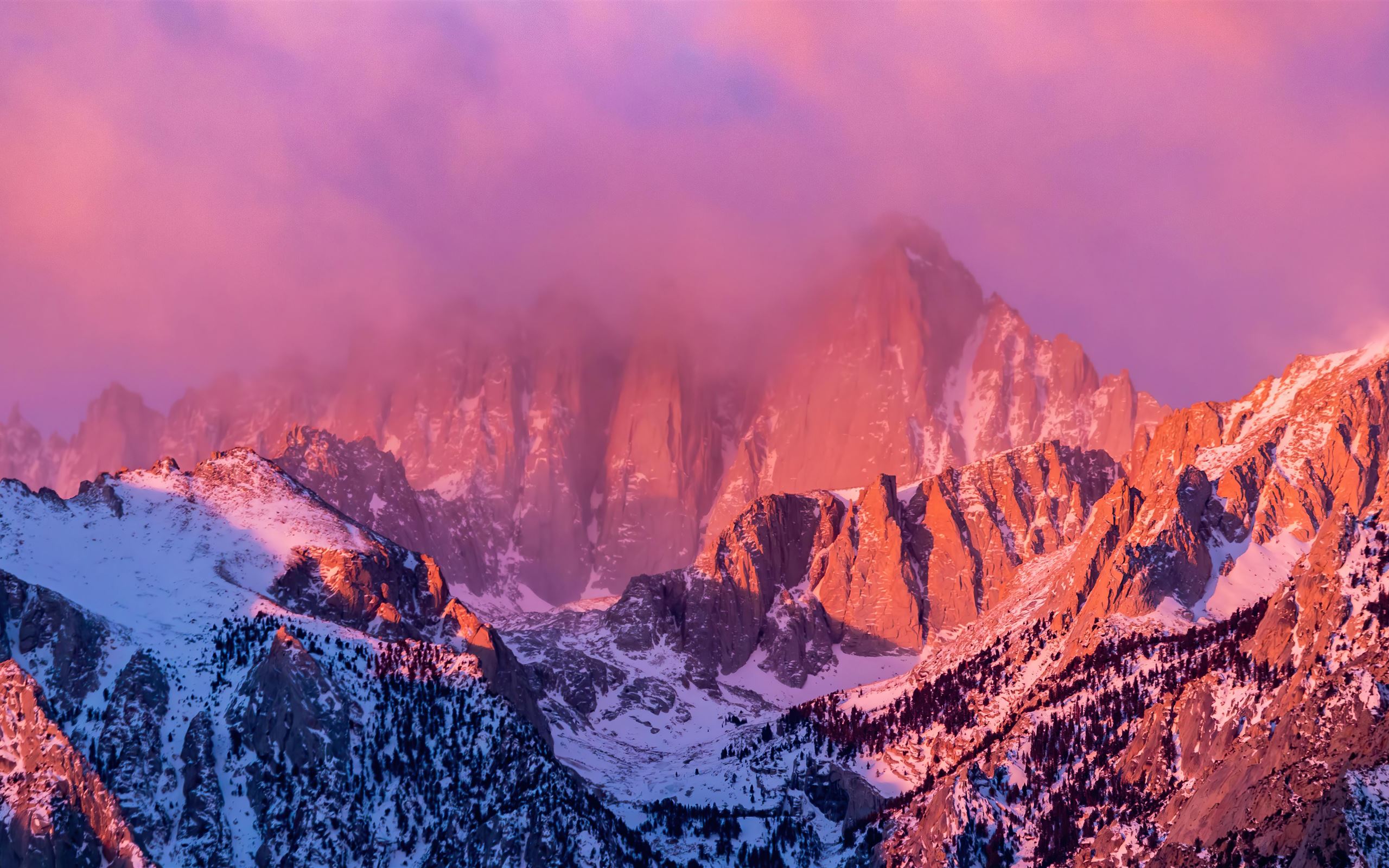 2560x1600 mount whitney in california iMac Wallpaper Download