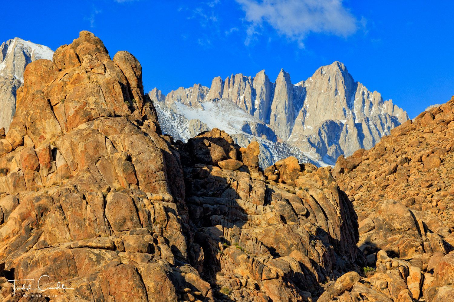1500x1000 Sunrise on Mount Whitney. Sierra Nevada Range, California