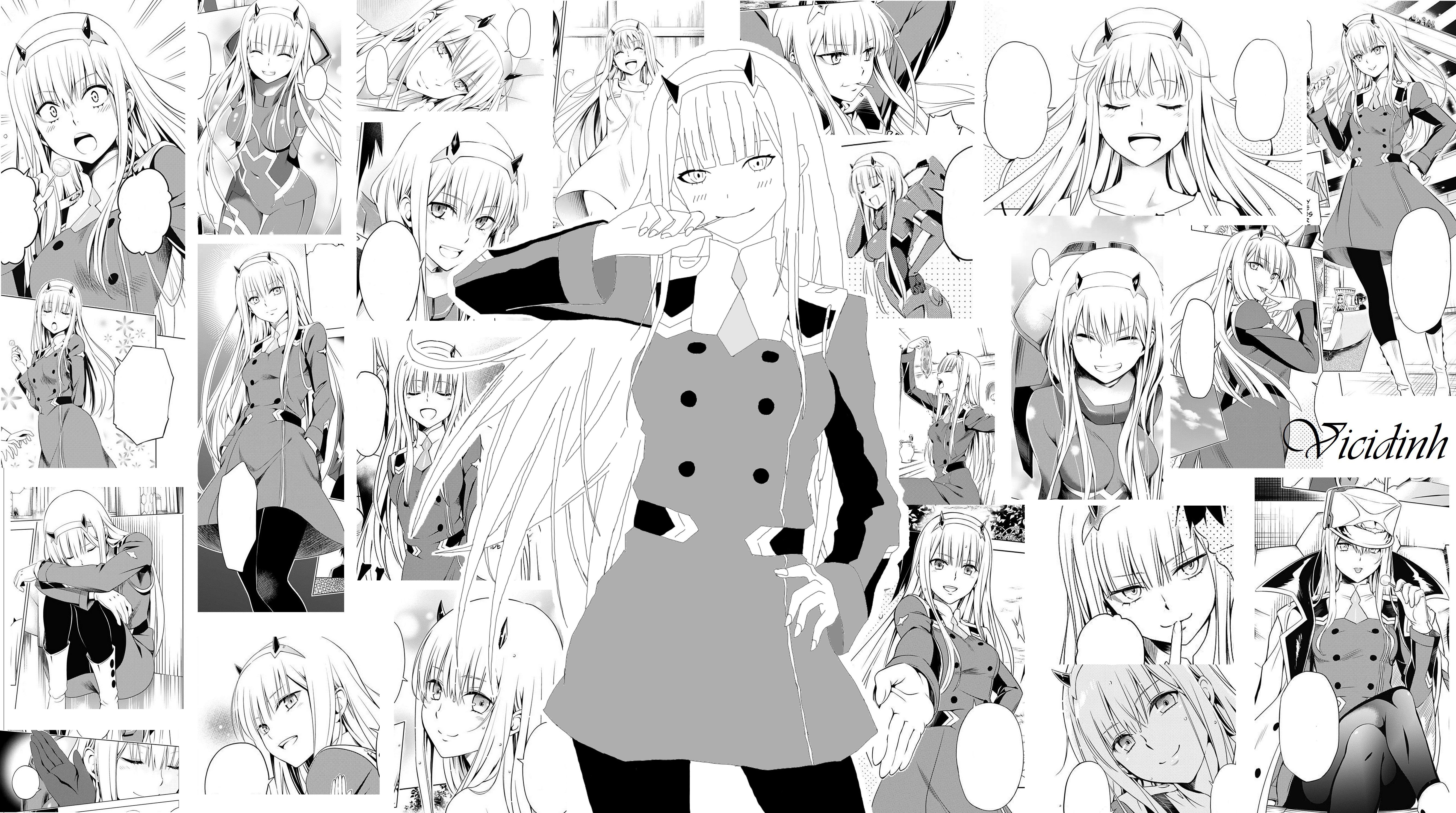 5331x2978 Zero Two Manga Wallpaper