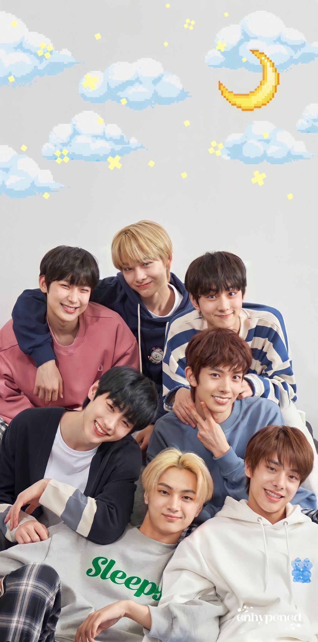 1016x2048 Enhypen Group Wallpaper