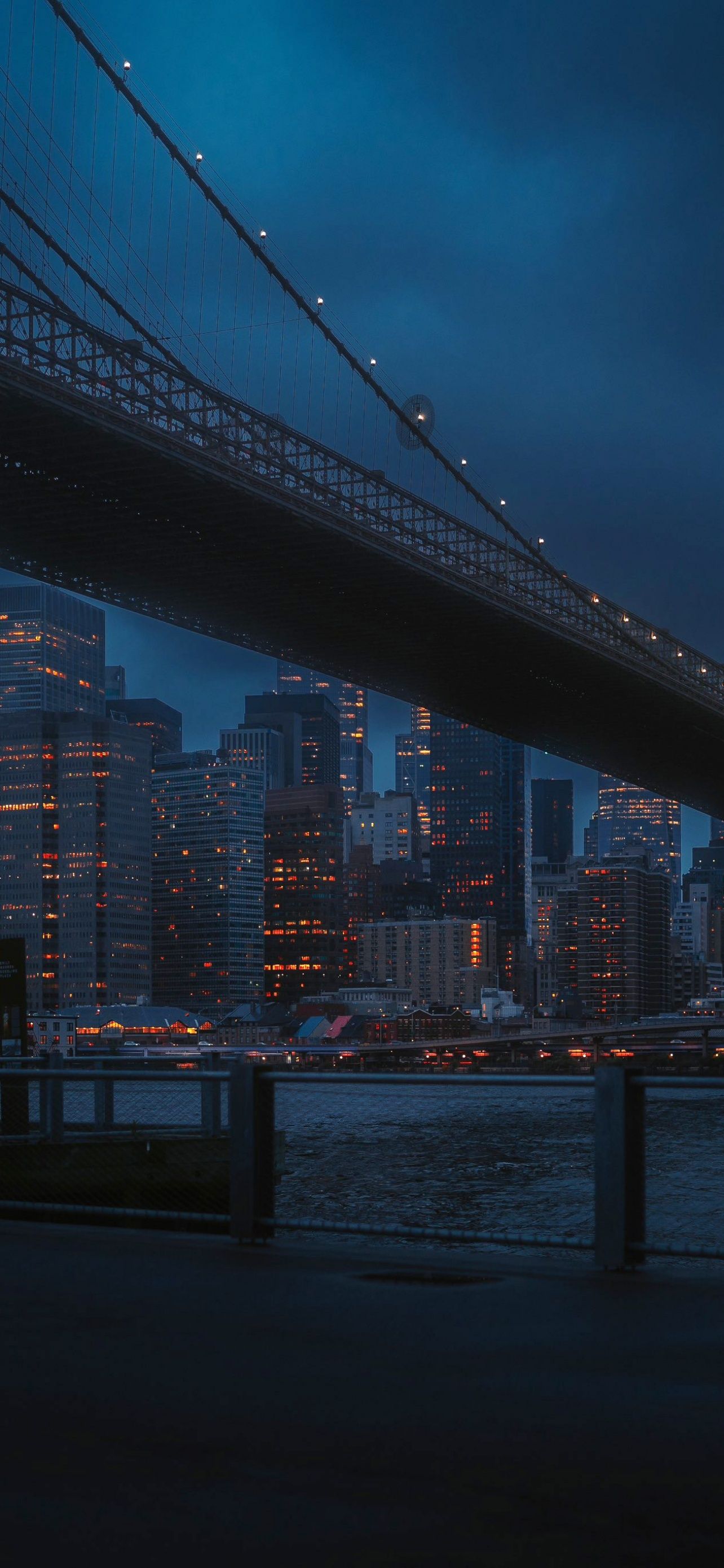 1284x2778 Free HD NYC At Night Wallpaper