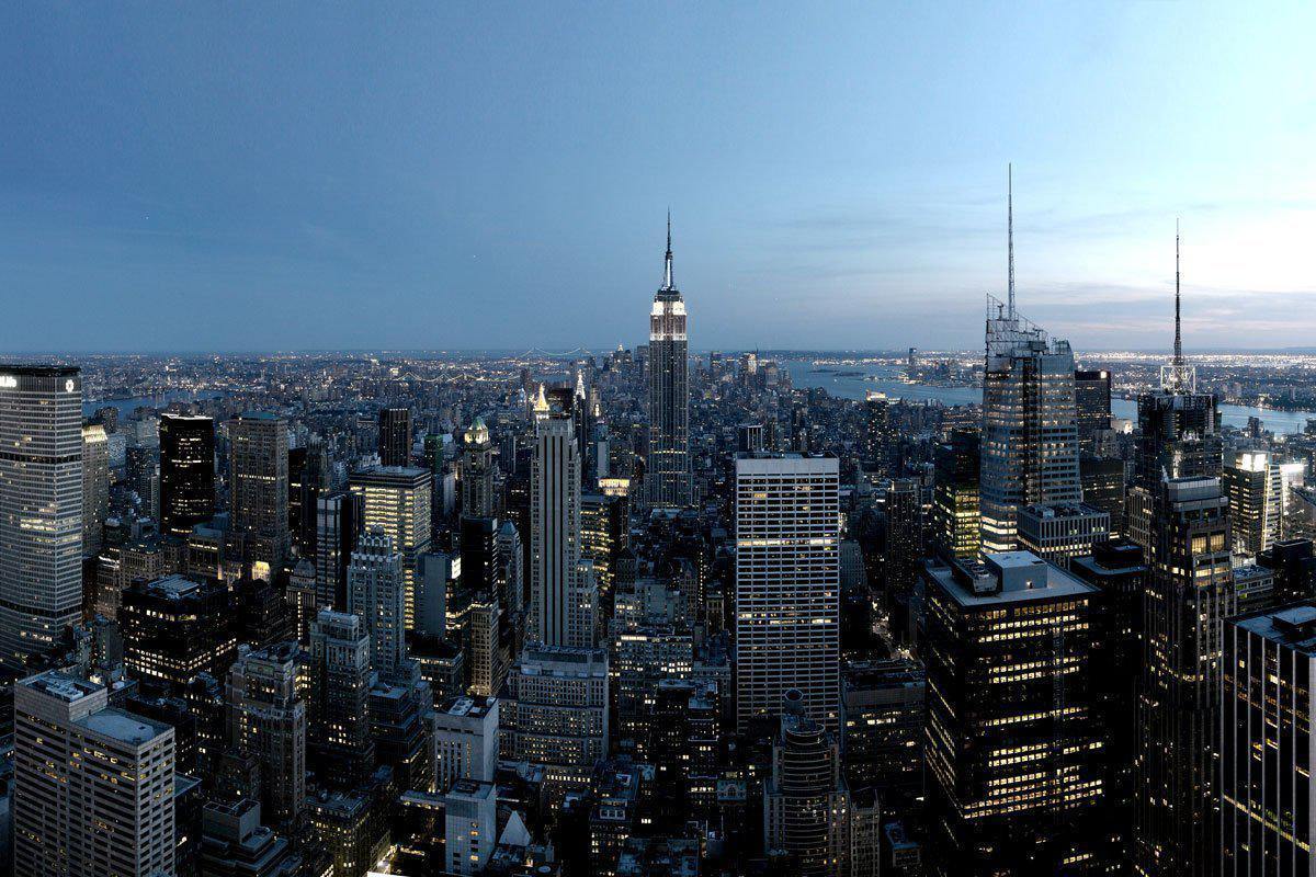 1200x800 New York City Night View