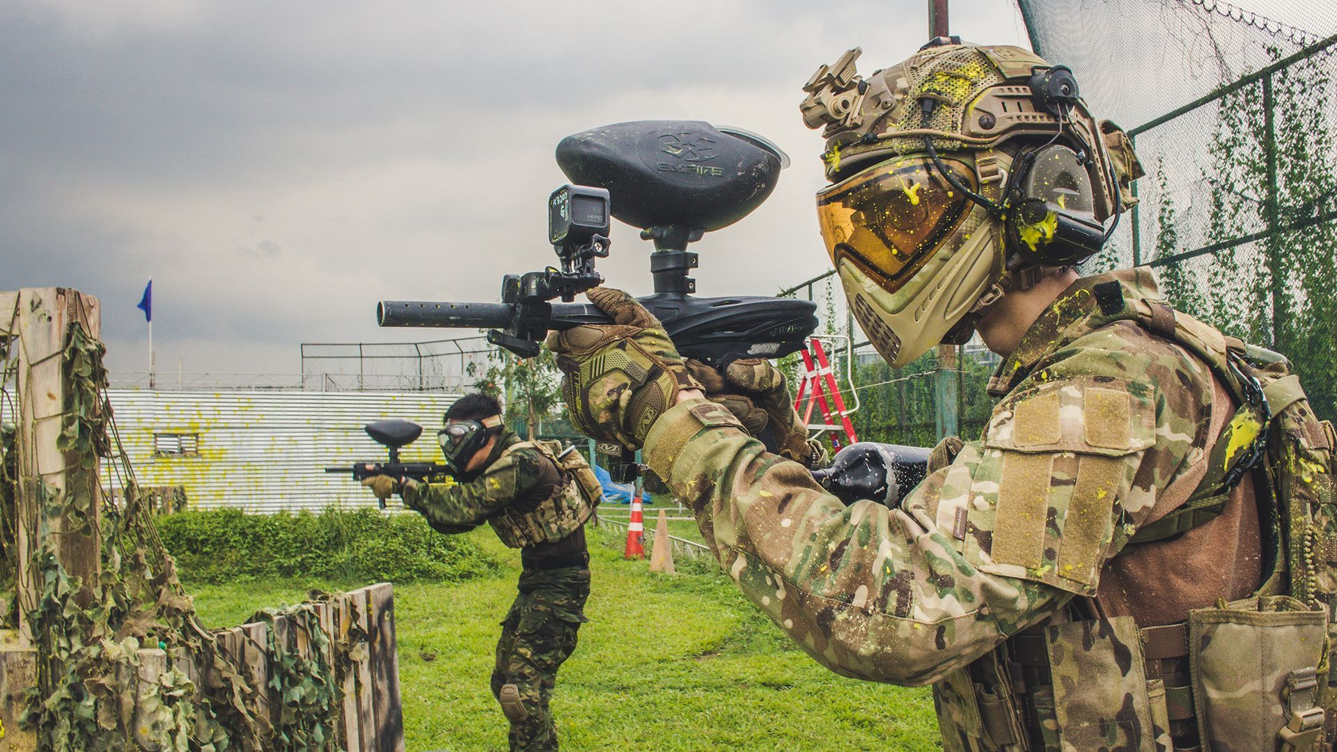 1920x1080 What is MilSim?MilSim stands for Military Simulation, and refers to military simulations conducted by civilians for entertainment purposes. Most popular forms of MilSim are Paintball and Airsoft. (7). Image - Behance