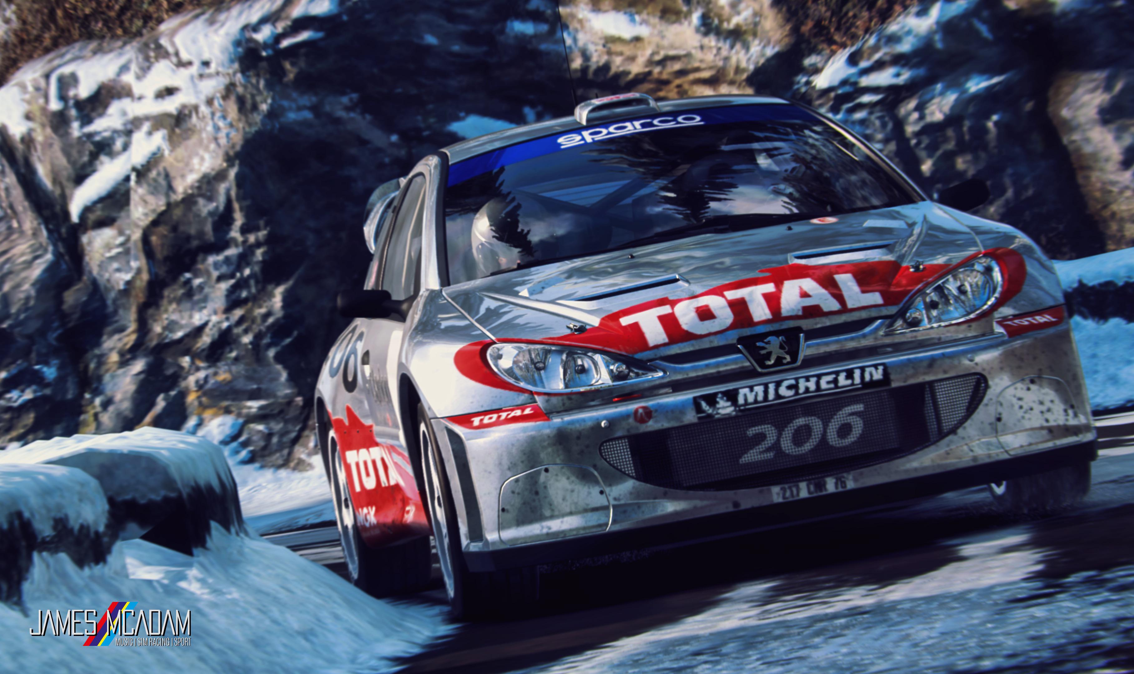 3632x2160 All we need is a Peugeot 206 WRC. And happy friday !