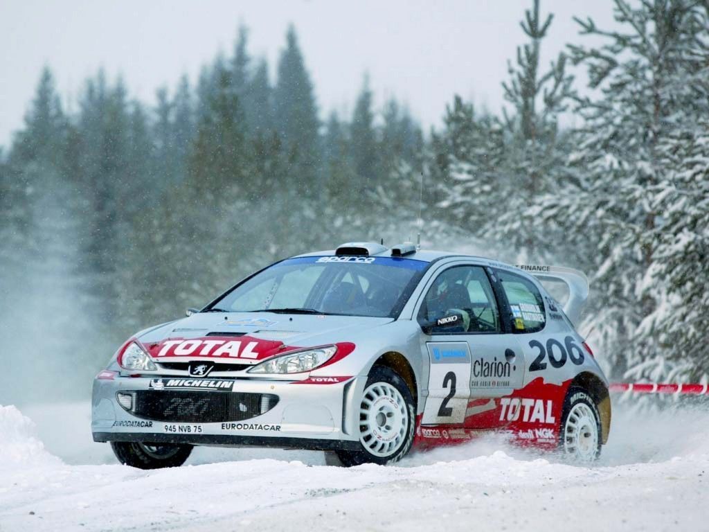 1024x768 Peugeot 206 WRC Wallpaper & Image Gallery